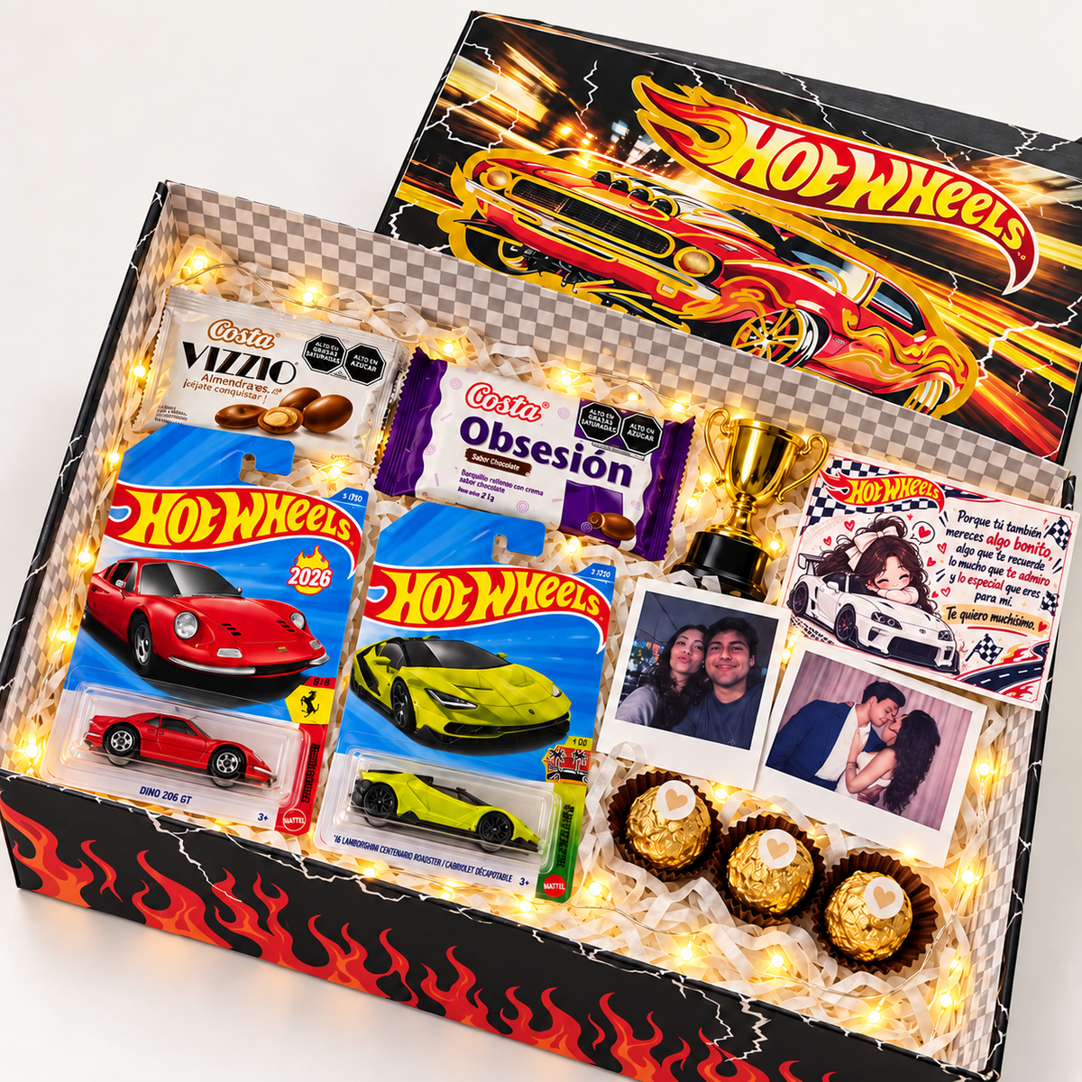 Box Temático Hot Wheels – Personalizable