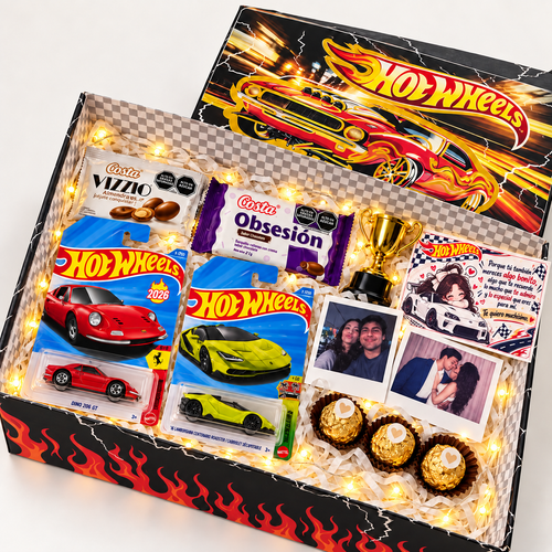 Box Temático Hot Wheels – Personalizable